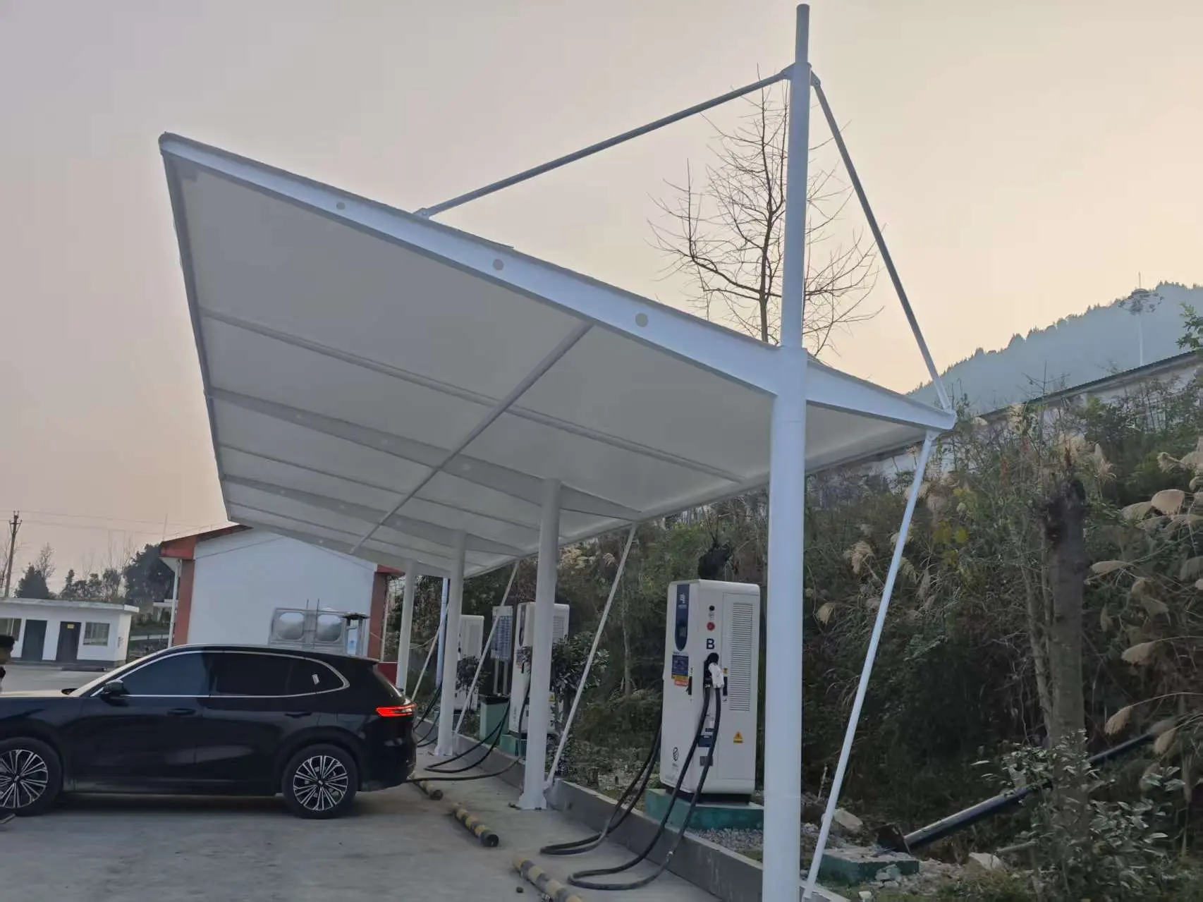 贵州赫章膜结构停车棚怎么选不踩坑?本地源头工厂详解选材与报价